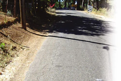 £ ORIGINAL SURFACE Styraflex ERA was applied in Eldorado County, CA, using a computer-controlled and calibrated spray distributor truck at 0.35 to 0.45 gallons per square yard. An experienced onsite supervisor refined this application rate. Higher application rates were needed for higher levels of aging.