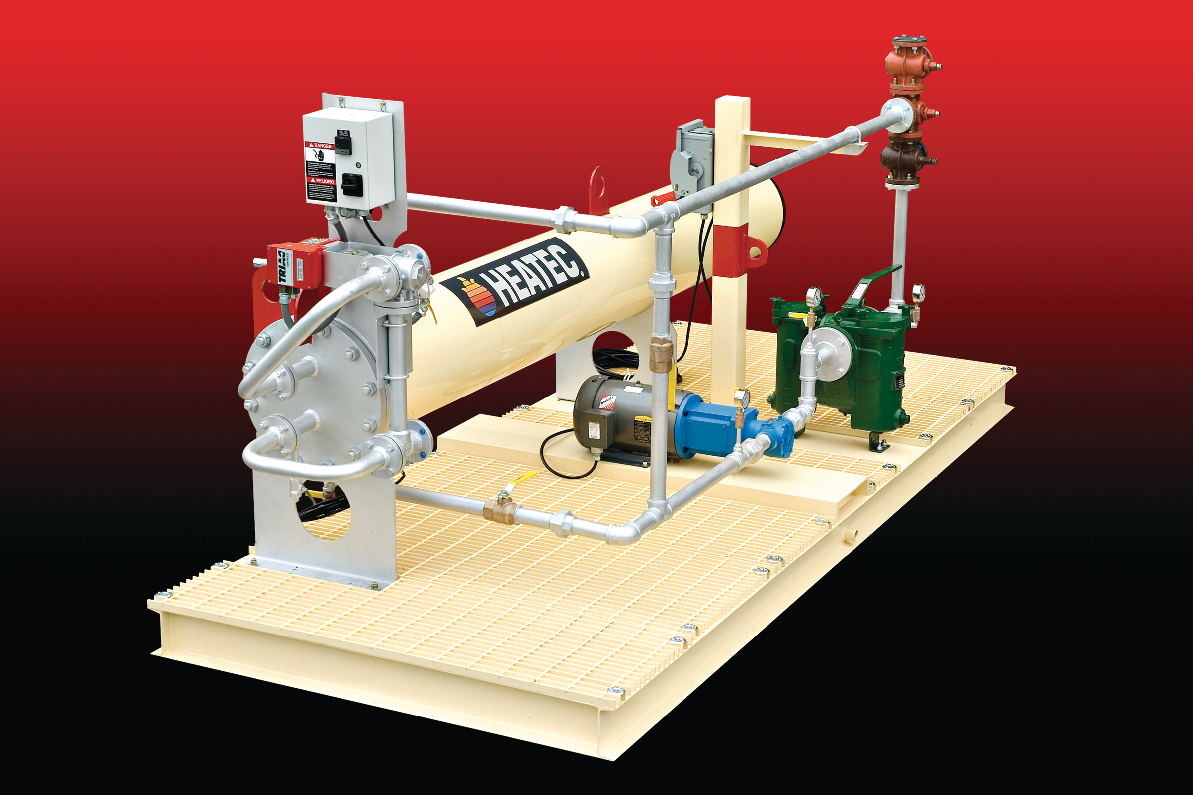 Fuelpreheaterskid 10093063