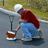 Testing asphalt with TransTech's PQI 301: Additives in warm mix can create testing challenges, says TransTech System's president and CEO David Apkarian.