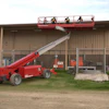 iCON Building and Maintenance Company, LLC used an MEC Titan Boom 40-S such as the one shown to complete a warehouse project in just 10 days.