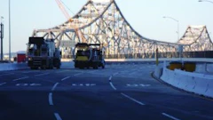 Chrisp Company was in charge of all pavement markings for the detour of the San Francisco-Oakland Bay Bridge. The detour is set to be in place until 2014.