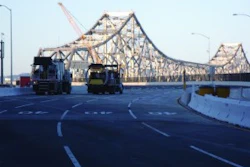 Chrisp Company was in charge of all pavement markings for the detour of the San Francisco-Oakland Bay Bridge. The detour is set to be in place until 2014.