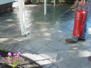 Common film forming sealers like cure & seals are applied in thin layers and typically last one to two years. Penetrating sealers can last as much as 10 years before reapplication is required.