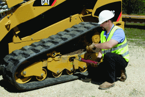 Check track tension regularly. Running too tight or too loose can create problems.