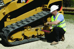 Check track tension regularly. Running too tight or too loose can create problems.