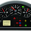 Four gauges including tachometer, speedometer, hourmeter and odometer