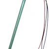 Totally sealed, corrosion-proof self-calibrating fuel sensor that continually and automatically adjusts for any type of fuel