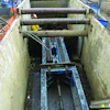 A Grundoburst 1250 G static bursting machine was used to replace a 12-in. steel water main in St. Helena, CA.