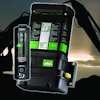 Twin Heavy Duty greasing system with in-cab display to display systems' operational performance