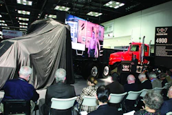 Western Star unveiled its new 4700 Class 7-8 vocational truck during a press conference at The Work Truck Show 2011.