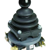 Fnger operated joystick controller with a glass-filled Zytel housing and non-ferrous components suitable for corrosive and hostile environments.