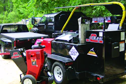 Road Products, Inc., Fayetteville, GA, rents large hot applied crack sealing machines. Before renting, contractors are required to have a special insurance and declare if they are familiar with the equipment.