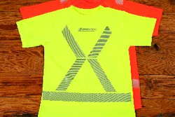 The trend in safety apparel is moving from vests to everyday clothing like these Ironclad shirts, allowing workers to be more comfortable while still being ANSI compliant.