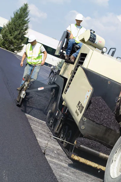 The screed operator knows the intricacies of the paving operation, and the work doesn't start until he says 'go.' But once he gives the okay, the paver operator takes control, and it's his job to make sure the work is ongoing at a pace that is as efficient and productive as possible.