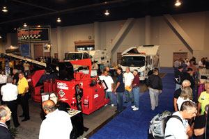 Attendees explore National Pavement Expo West 2008.