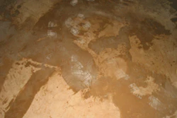 Bob Harris repaired a stained overlay done so poorly by the original contractor there were footprints in the sealer. The homeowners were so pleased with Bob's removal and rework they referred him to several friends.