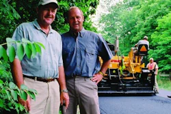 Triangle Asphalt Paving's edge in the market is that brothers Steve (left) and John Day are owners who work in the field.