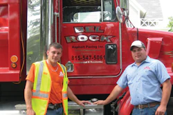 Kelly Farina (right) and Perry Michaud (left) started Bel Rock Asphalt Paving Inc. in 2004 as a paving division of Farina's existing sealcoating business.