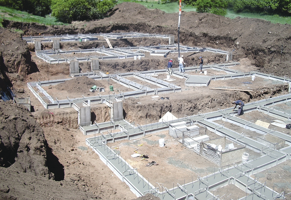 Alternative Green Concrete Forms and Concrete Footings