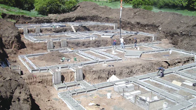 Alternative Green Concrete Forms and Concrete Footings