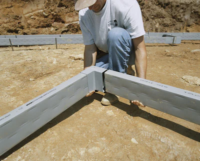 Alternative Green Concrete Forms and Concrete Footings