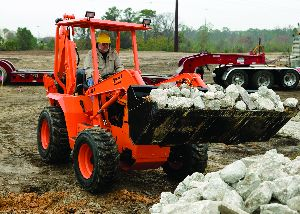 When sizing a loader bucket, take into account the density of the material you're trying to move.