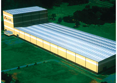 Asphalt production facilities of the future will most likely be enclosed in a building, which will keep plants 'out of sight' from neighbors and aggregates drier.