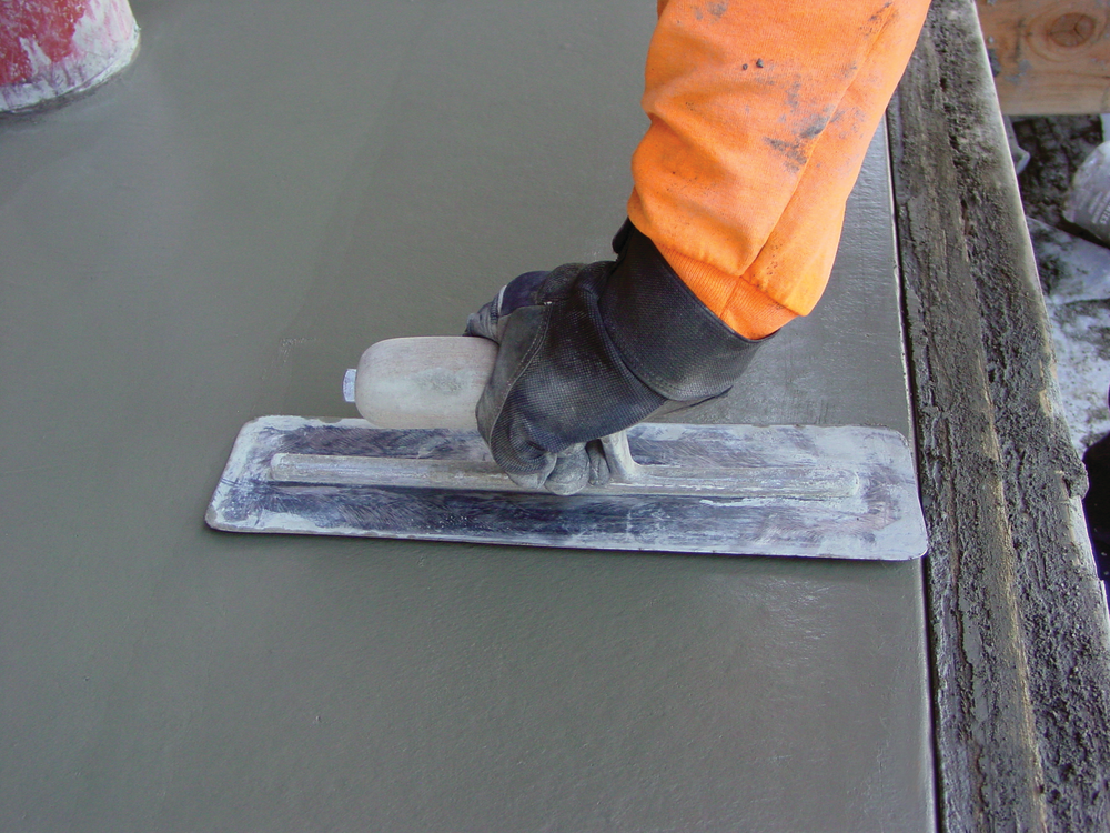 Finishers should edge along the edge form so contraction joints are easily visible for accurate sawcutting.