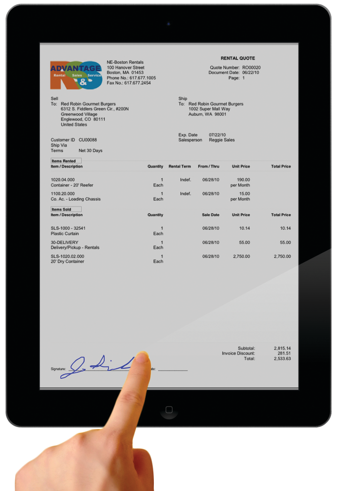 Ipad2advantagesignsendinvoicesreciepts 10449131