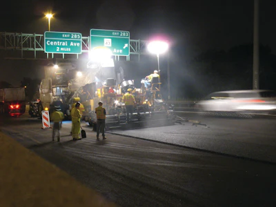 The I-55 project required the left shoulders to be rehabilitated to accept rush hour paced bus traffic. As a result, N70 Binder and N70 surface were installed only for the left shoulders.
