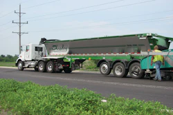 Overhead structures, such as power lines, are no longer an issue when contractors use live-bottom trailers.