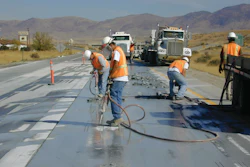 The proper DBR approach is to saw cut and jackhammer out the slots for the dowels; following dowel placement, the slots are then typically backfilled with a non-shrink concrete grout and the pavement is diamond-ground to restore smoothness.