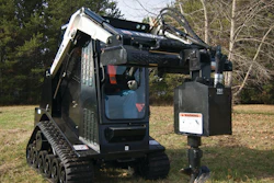 When sizing a compact track loader, take into account the weight and hydraulic capacity requirements of any attachments it will be required to run.