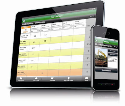 HCSS's new mobile applications work with iPhones, iPads and Android-based phones and tablets.
