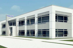 When complete, the Volvo development will include not only a new office building and customer demonstration center but will also localize production of some of the company's larger construction machines.