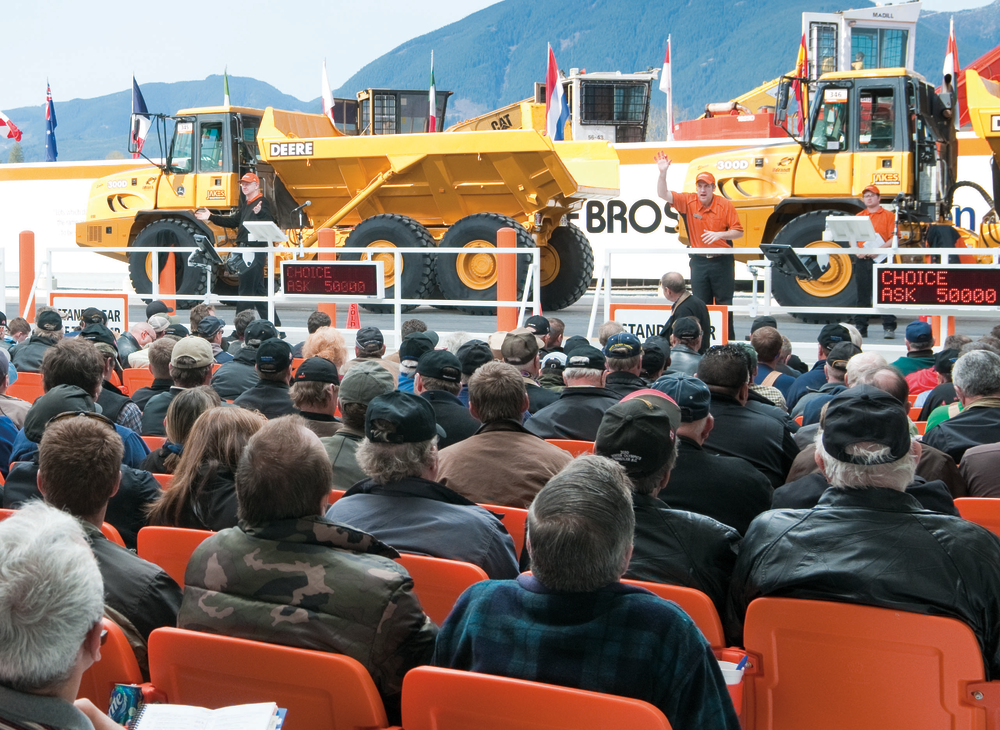 Do your research and ask for all maintenance records prior to bidding on a used articulated truck.