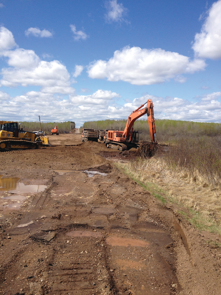 RJS has expanded its use of automated grade control to include its fleet of dozers and a Hitachi excavator.