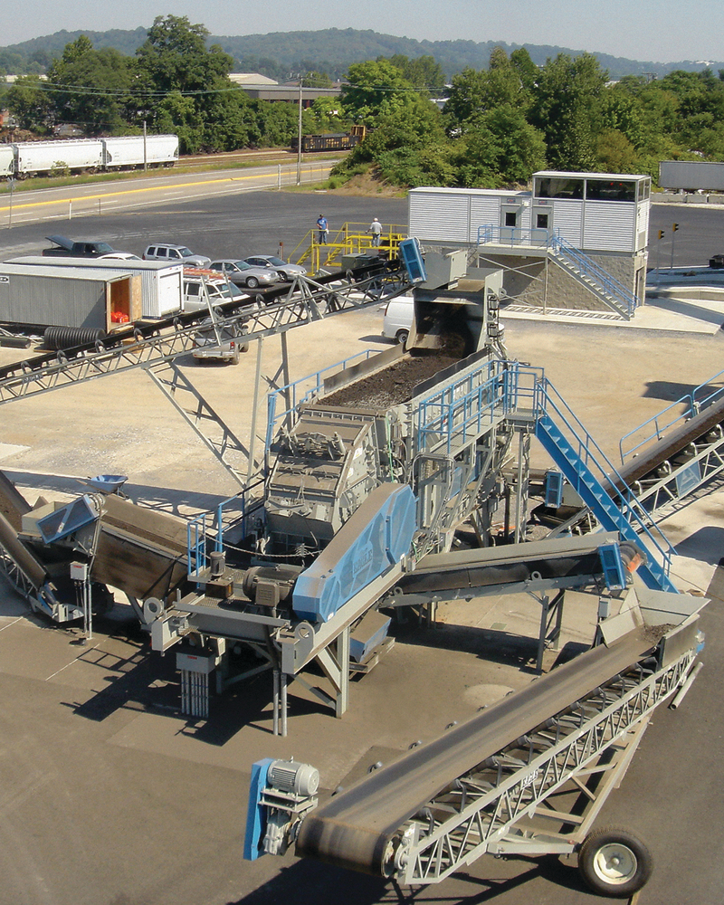 Lindy Paving, headquartered in New Galilee, PA, utilizes several Eagle Crusher units to monitor the quality of its reclaimed asphalt pavement (RAP) by recycling and crushing the materials onsite.