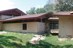 The designers of this sustainable custom home in Kansas City, Kan., utilized EnergyEdge in its concrete slab foundation to increase the home's energy efficiency.
