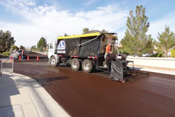 The City of Las Vegas operates on a pavement preservation plan slurry sealing both business and residential streets every 5-7 years. This project was completed in two phases by American Pavement Preservation's 14-person crew.