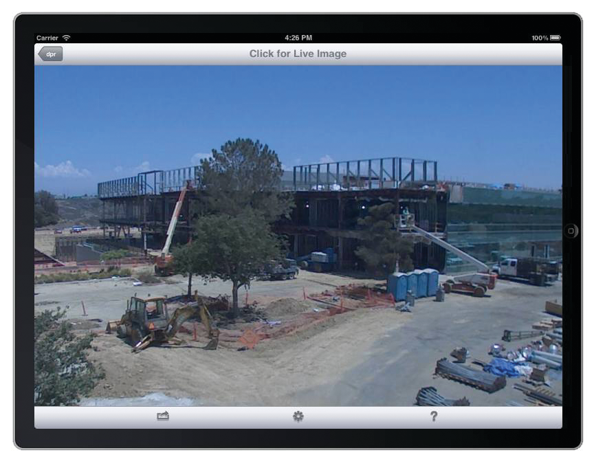 All time-lapse photography archives are available for viewing as videos with the TrueLook mobile app.