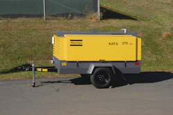The Atlas Copco XAT375 features a new C111 element for improved compressor efficiency. The control module with LCD display puts integrated engine electronics for performance and diagnostics at your fingertips.