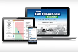 The Miller Fall Protection Calculator is available on desktop computers, smartphones and tablet devices.