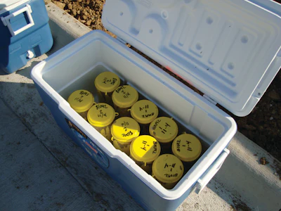 Concrete cure box