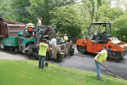 'Contractors should pick an 8-ft. paver for maneuverability and versatility, not if they're looking at putting down thousands and thousands of tons of asphalt,' says Brodie Hutchins, Vogele general manager.