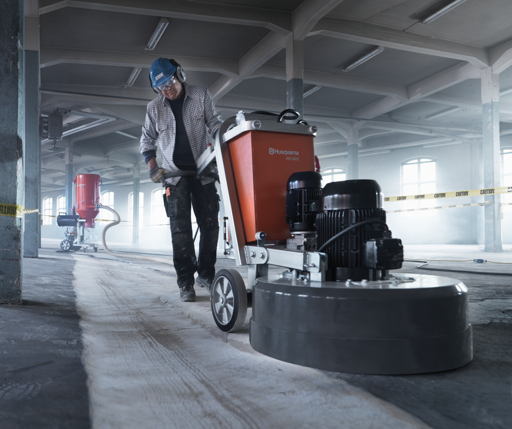 Lippage issues, prior coatings and overall floor flatness will determine what grit level of metal-bond abrasives a contractor should start with on a concrete grinding project.