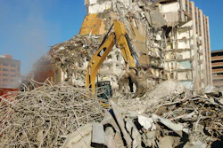 Adamo will utilize the CAT 385 CL Ultra High Demolition (UHD) Excavator with a specialized Multi Processor attachment allowing 360-degree hydraulic rotations letting the operator position the attachment for more precise, quick and cost effective demolition of heavily reinforced multistory structures.