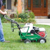 Aerators oxygenate the soil so moisture and nutrients can penetrate more deeply. This fosters the growth of a stronger root structure.