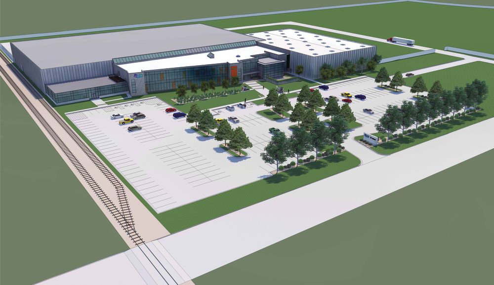 When complete, the Acceleration Center will be a modern complex for advancing innovation where professionals utilize technology and modern design.