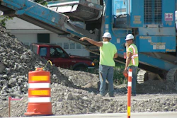 To enhance safety, make sure everyone on the ground is wearing high-visibility apparel.